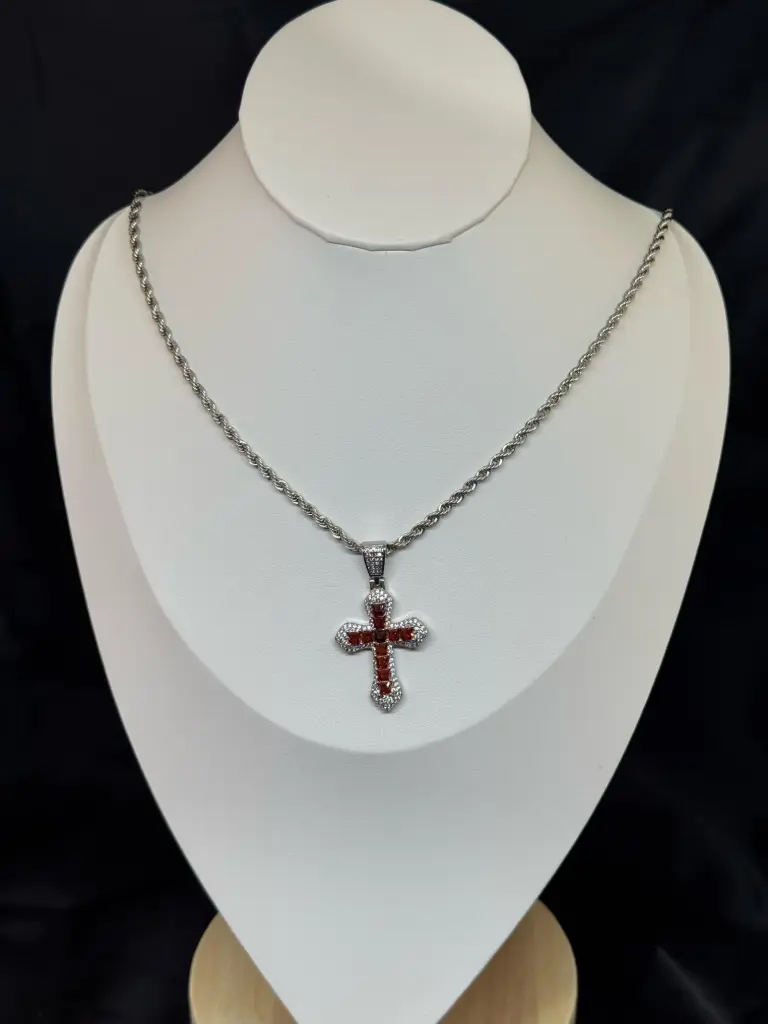 Collar Cruz Trenzada