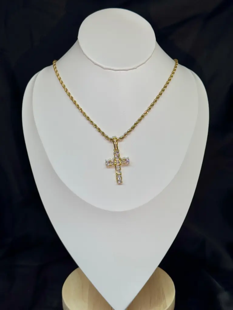 Collar Cruz Diamantes