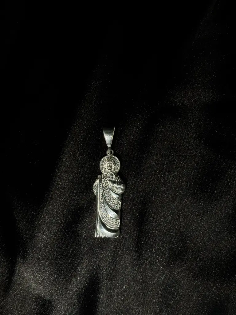 Dije San Judas Plata Italiana 925