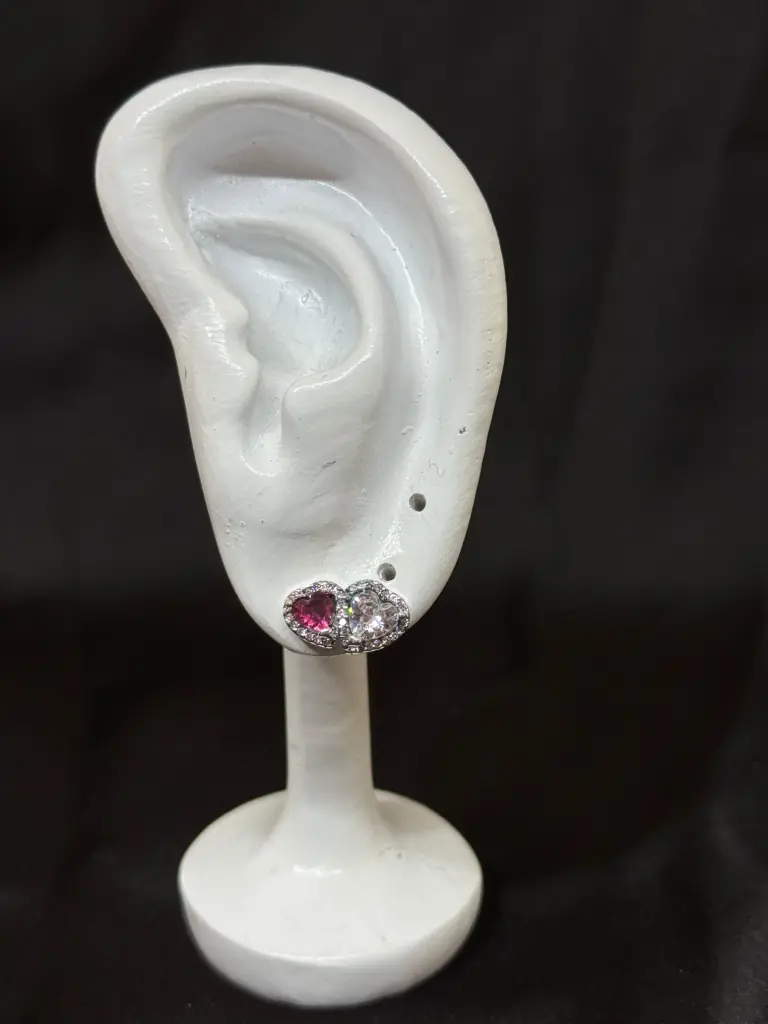 Aretes Pandora Dos Corazones 
