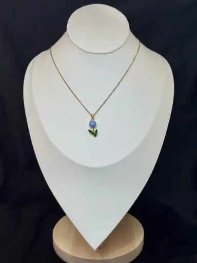 Collar De Tulipán Esmaltado