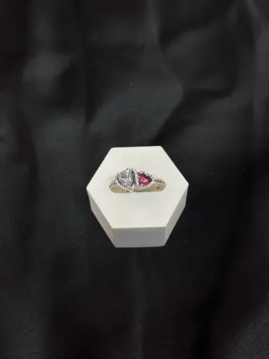 Anillo Pandora Dos Corazones 