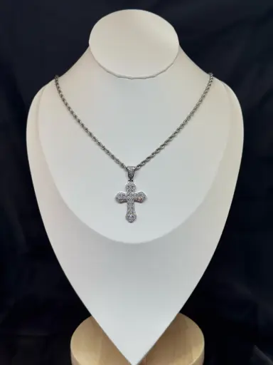 Collar Cruz Trenzada