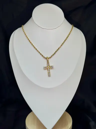Collar Cruz Diamantes