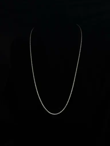 Cadena Lazo Plata Italiana 925